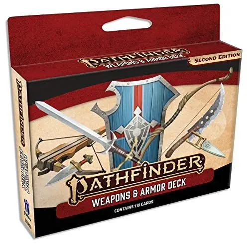 Produktbild: Paizo Publishing Pathfinder Weapons & Armor Deck - EN