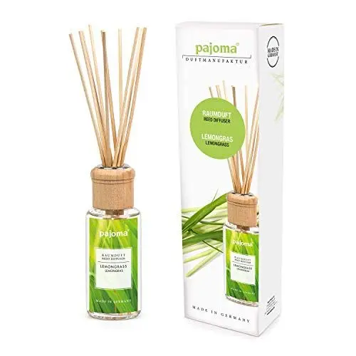 Produktbild: pajoma Raumduft Made in Germany, 1er Pack (1 x 100 ml) in Geschenkverpackung (Lemongras), Grün