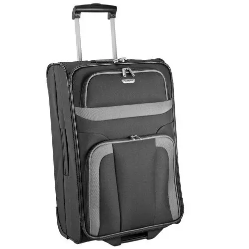 Produktbild: paklite Reisekoffer mit 2 Rollen, Rollkoffer mittelgroß, Orlando, klassischer Weichschalen Trolley im zeitlosen Design, 63 cm, 58 Liter