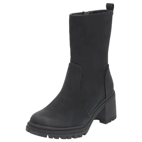 Produktbild: Palado Stiefeletten Damen Samothraki - gefertigt aus pflegeleichtem Obermaterial - leicht gefüttert für Komfort - rutschfeste Profilsohle - modernes Design Schwarz UK4,5 - EU37