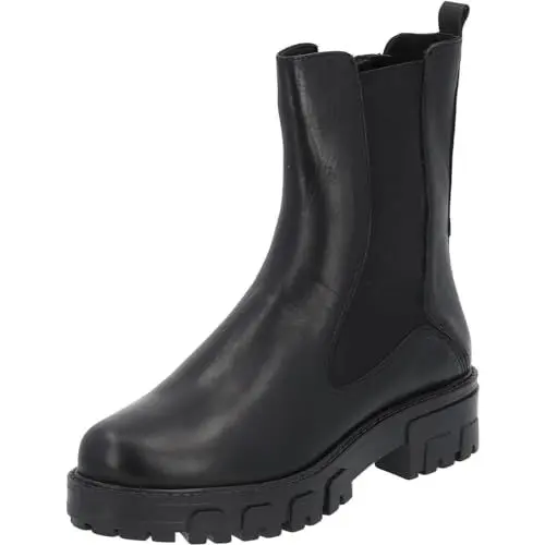 Produktbild: Palado Stiefeletten Damen Luiesl – elegante und robuste Boots aus hochwertigem Leder – ungefüttert – ideal für milde Herbsttage und vielseitig kombinierbar Schwarz UK5,5 - EU38