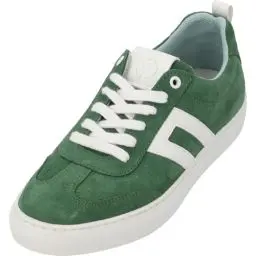 Produktbild: Palado Sneaker Damen Vebax - gefertigt aus weichem Veloursleder - Made in Portugal - Textile Decksohle - Bequeme Passform - modernes und sportliches Design. Grün UK7 - EU40