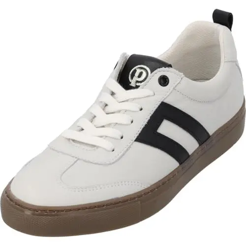 Produktbild: Palado Sneaker Damen Vebax - gefertigt aus weichem Veloursleder - Made in Portugal - Textile Decksohle - Bequeme Passform - modernes und sportliches Design. Weiß UK7 - EU40
