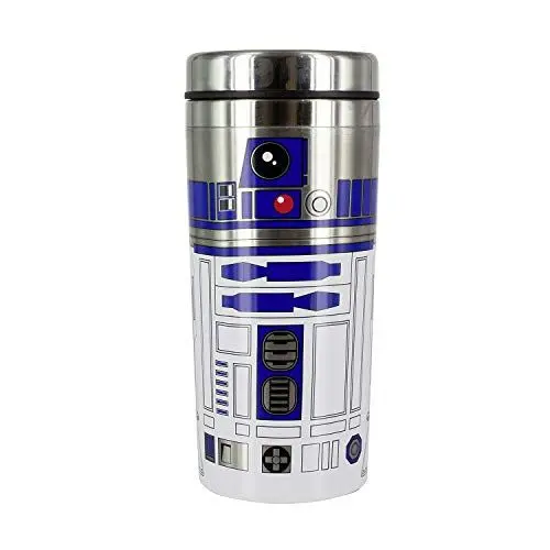 Produktbild: Paladone R2-D2 Reisekanne - Offiziell lizenziert, Star Wars Edelstahl-Thermobecher, Geschenk für Lucas-Film-Fans, 450 ml (15 Fl Oz)