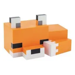 Produktbild: Minecraft Fuchs Nachtlicht - Offiziell lizenziert, Süße Lampe, Geschenk für Jungs & Mädchen, Gaming-Zimmerzubehör & Deko fürs Kinderzimmer, Bunt