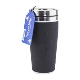 Produktbild: Paladone PP6580PS Playstation Controller Travel Mug Reisebecher, edelstahl, 450 milliliters, Schwarz, 1 Stück (1er Pack)