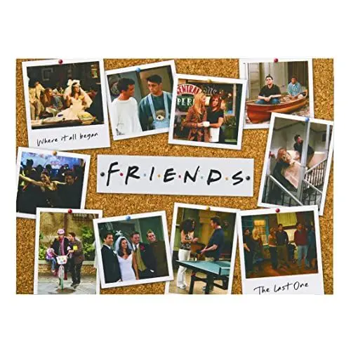 Produktbild: FRIENDS 1000-teiliges Puzzle - Offiziell lizenziertes Friends-Merchandise, zeigt ikonische Szenen aus der TV-Serie, Geschenk für Fans