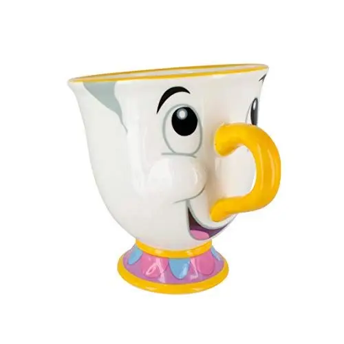 Produktbild: Die Schöne und das Biest Chip-Tasse - Offiziell lizenziert, handbemalt, Disney Tee-Set oder Küchenkollektion