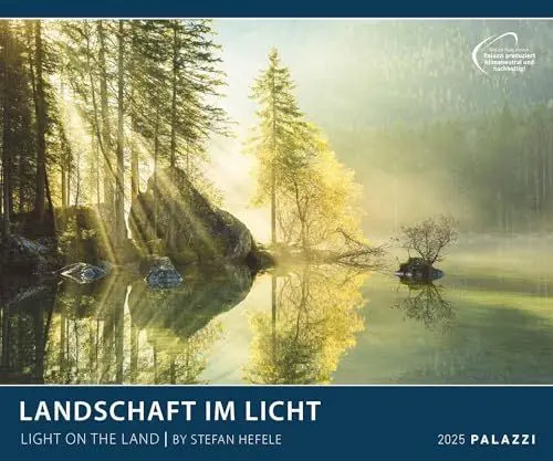 Produktbild: PALAZZI - Landschaft im Licht 2025 Wandkalender, 60x50cm, Posterkalender mit malerische Landschaftsfotografie, hochwertige Naturbilder, eine Reise ... int. Kalendarium: Light on the Land