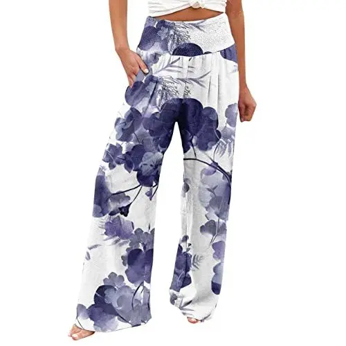 Produktbild: Palazzohose Damen Damen Halloween Hose Schwarze Loose Winter Miederhose Damen Bauchweg Stark Formend Damen Baggy Weites Bein Hosen
