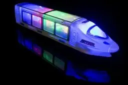 Produktbild: PALESTRAKI Zug Spielzeug - Elektrische Eisenbahn Kinder - Mit LED Beleuchtung und Musik. Tolles, Geschenk für Jungen und Mädchen ab 3 Jahre
