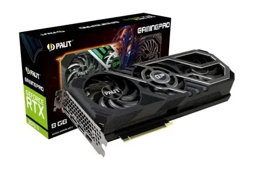 Produktbild: Palit RTX3070Ti GAMINGPRO 8GB, Schwarz, Einheitsgröße , gddr6x