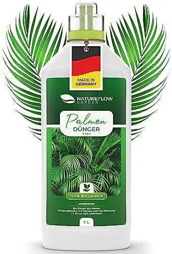 Produktbild: Palmendünger Flüssig - Biologischer Spezial Dünger Für Palme - 1 L Ökologischer Vinasse Palmen Dünger - Für gesundes, kräftiges Pflanzenwachstum - Bio-Anbau zulässig