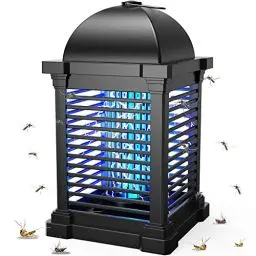 Produktbild: PALONE Insektenvernichter Elektrisch, 2023 Aufgerüstet 20W 4300V Stark Elektrischer Mückenlampe mit UV Licht, Keine Giftigen Chemikalien, Wirksam Reduzieren Fliegender Insekten für Küche Garten