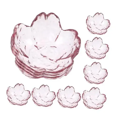 Produktbild: PAMINGONO Blumensaucenschalen 10er-set Kleine Dip-schälchen Sojasaucentablett Für Familienessen Hot Pot Und Snacks