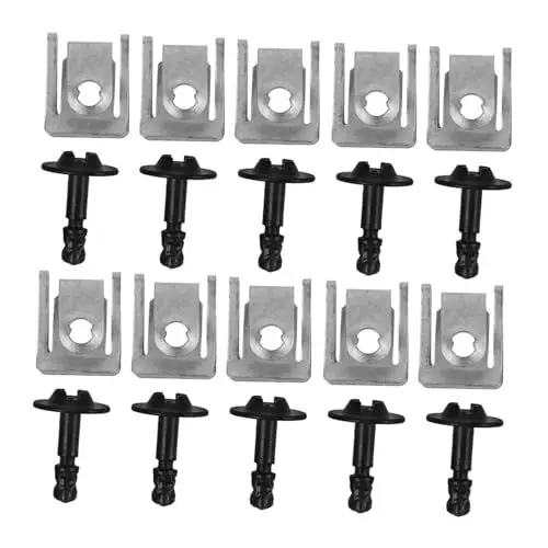 Produktbild: PAMINGONO Auto Versorgung 10 Stücke Metall Clip Für Motor Unterboden Abdeckung Universal Automotive Zubehör