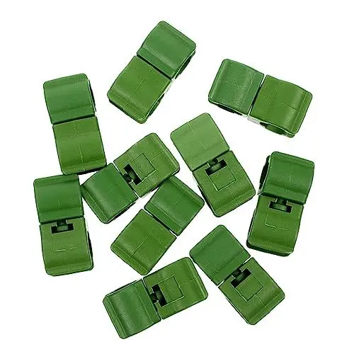 Produktbild: PAMINGONO Pflanzenclips Für Gartenpflanzen Verstellbare Pflanzenstützen Zur Unterstützung Von Stängeln Ideal Für Tomaten Und Kletterpflanzen