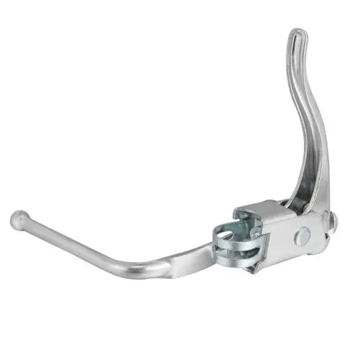 Produktbild: PAMINGONO 1 Paar Fahrradbremshebel Aus Aluminiumlegierung Für Rennradlenker Mechanische Scheibenbremse Und Hydraulische Bremse Silber Fahrradteile Bremsgriff