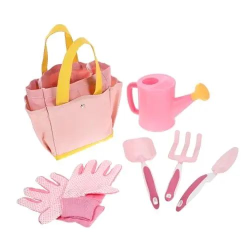 Produktbild: PAMINGONO 1 Satz Gartenwerkzeug-Set Spielzeug Kinder Pflanzwerkzeuge Kleine Sandschaufel Grabwerkzeug Für Kinder Kindergartengeräte Kinder Schaufel Kinder Gartenschaufel Eisen Rosa
