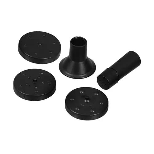 Produktbild: PAMINGONO 1 Set Vogelbad Brunnen Zubehör Solarstrom Vogelbad Brunnenpumpe Solarpumpe Für Brunnen Wasserbrunnen Wasserbrunnen Im Freien Für Vögel Wasserbrunnen Im Freien Schwarze Abs