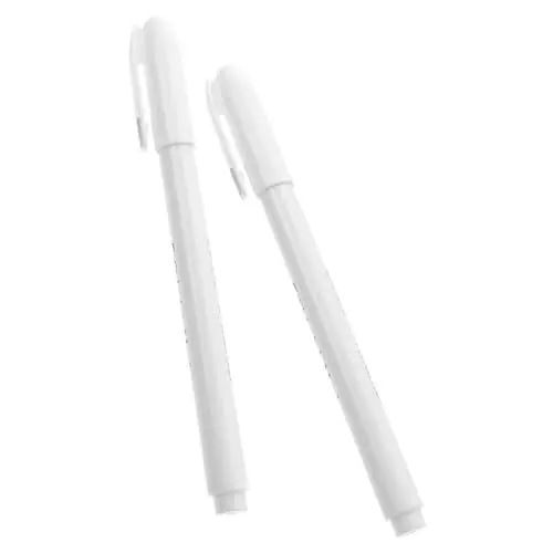 Produktbild: PAMINGONO 2St Backen pigmentierung stift zuckerstangen zuckersticks cake pop halterung Zuckerstift foodsticks essbare zum Dekorieren von Keksen Backmarkierungsstifte Plastik Weiß