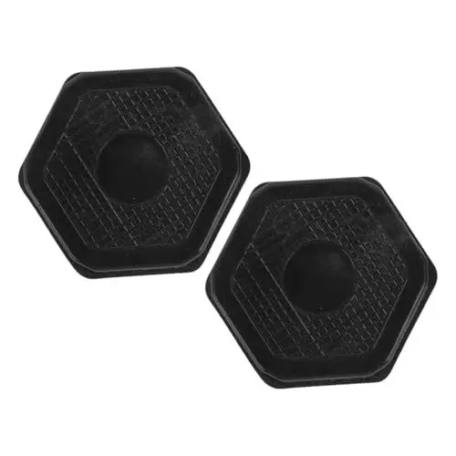 Produktbild: PAMINGONO 2St Gummiauflage für Reckstange Trainingsangebot Endpolster für die Türtrainingsstange Indoor-Fitness-Angebot von Fitnessgeräten Pull-up-Ausrüstung Krafttrainer Black