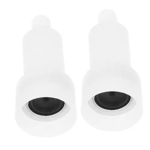 Produktbild: PAMINGONO 2 Stück Küchenseifenspender Handflasche Zubehör Für Handlotion Handseife Lotionspender Handreiniger Seifenbehälter Kopf Seifenspenderkopf Kunststoff Weiß