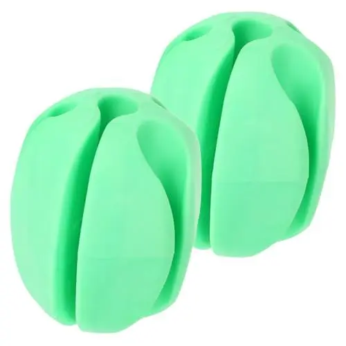 Produktbild: PAMINGONO 2st Angelruten-organizer Angelrutenball Für Meeresangeln Tragbarer Angelrutenhalter Angelrutenclip Club-display-rack Professioneller Rutenhalter Stangenhalter Light Green Gummi