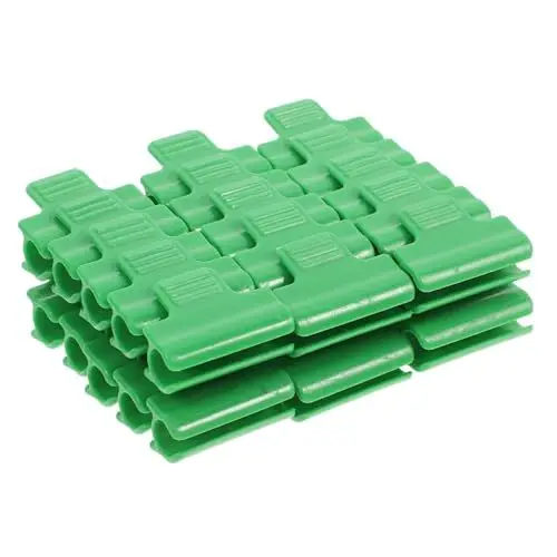 Produktbild: PAMINGONO 30st Gewächshausklemme Für Poolabdeckungen Schelle Für Rohr Abdeckclips Baldachin Zubehör Gewächshausklammern Klemmen Für Rohre Baldachin-klemmen Gartenclips Abs Green