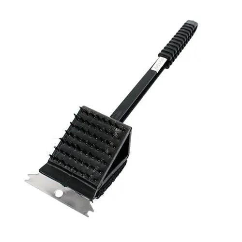 Produktbild: CAXUSD 3-in-1-grillbürste Mit Langer Griff Kupferdraht Für Outdoor-picknick Und Ofenreinigung Praktische Grillbürste Zum Reinigen