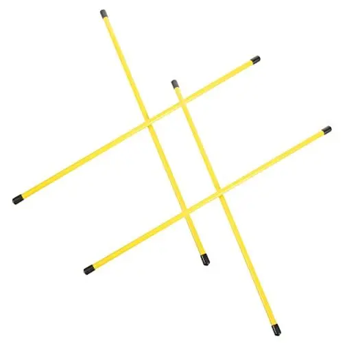 Produktbild: PAMINGONO 4 Stück Golf Richtungsstab Swing Sticks Golf Ausrichtungshilfe Übungsstangen Golf Griff Trainingshilfe Golftraining Golf Hilfe Golf Putting Hilfe Ausrichtungsstange