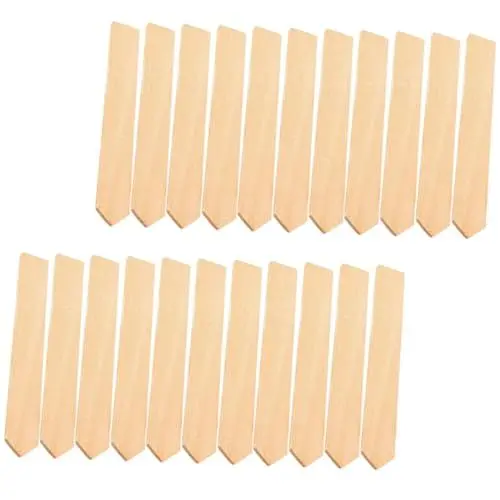 Produktbild: PAMINGONO 50 Stücke Holz Pflanzen Stakes Garten Signage Gemüse Patch Etiketten Einfach Einfügen Tragen