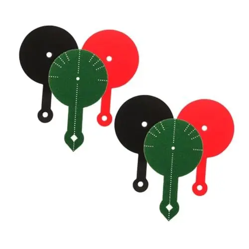 Produktbild: PAMINGONO 6 Stück Billard Zielübungsaufkleber Billardtisch Trainingspads Billard Ziel Trainingspad Billard Zielhilfe Billard Ziel Trainingsmatte Ziel Trainingsmatte Billard Training