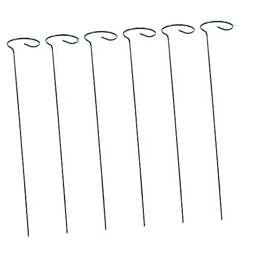 Produktbild: PAMINGONO 6 Stück Pflanzenstützen Pflanzenspalier Rosenkletterhilfe Rankgerüst Topfbefestigungsrahmen Kletterhilfe Für Garten Und Balkon