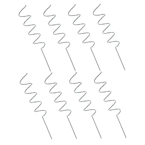 Produktbild: PAMINGONO 8 Stück Pflanzenstützen Topfpflanzen Pflanzenstützen Für Zimmerpflanzen Spiralförmig Pflanzenstützen Stützstäbe Gartenstützen Pflanzenstützen Schmiedeeisen Dunkelgrün