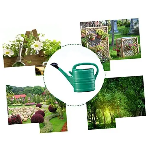 Produktbild: PAMINGONO 5L Gießkanne Mit Langem Auslauf Tragbare Gartenbewässerung Für Pflanzen Und Blumen Im Freien Armeegrün