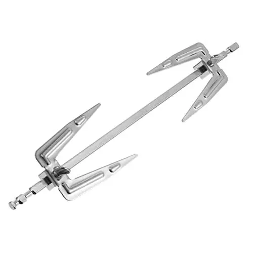 Produktbild: PAMINGONO Drehspieß Backofen-grillrost Gekocht Bratgabel Zinken -spieß Tranchiergabel Grill Gegrillt Slow Cooker-Gestell Oval Grillzubehör Elektrisch Spießstangengabel Rostfreier Stahl