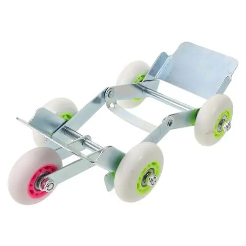 Produktbild: PAMINGONO Elektrofahrzeug Anhänger Radreinigungsständer Schneemobil Reifenwagen Wagenheber Reifen Skates Rad Reifen Rad Trolley Mittelständer Reifenrolle Reifen