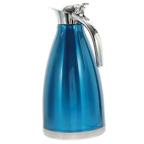 Produktbild: PAMINGONO Isoliertopf 2 0 l Edelstahl Thermosflasche Vakuum-Wasserkocher für Zuhause Büro Reisen auslaufsicher Blau