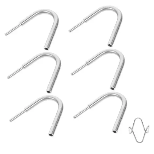Produktbild: PAMINGONO Outdoor Alkoholkocher Halterung Herdregler Camping Ofen Tragbares Camping Zubehör Öfen Outdoor Zubehör Halter Gas Grill Zusammenklappbarer Herdständer Silberfarbener