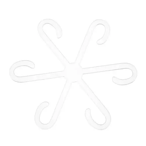 Produktbild: PAMINGONO Pflanzenbefürworter blumenstielhalter Pflanzenstützpfähle Zubehör für Pflanzenwachstum Stützen für Pflanzenkäfige Pflanzenstützpfahl Unterstützung Gestell Acryl Transparent