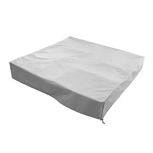 Produktbild: PAMINGONO Sandkastenabdeckung wasserdichte Schutzhülle Für Sandkästen Abdeckplane Mit Kordelzug UV Beständig Staubdicht Abdeckung Für Sandkasten Pool 180x180cm