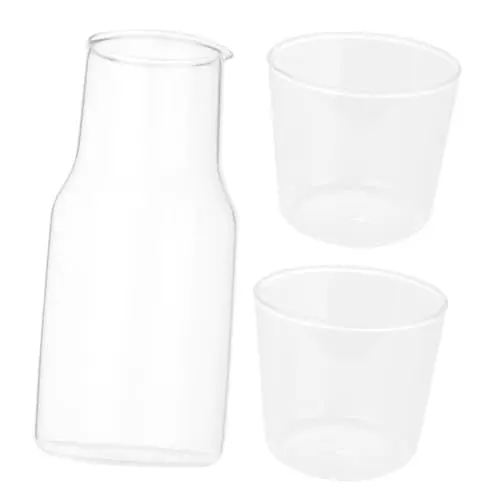 Produktbild: PAMINGONO Wasserkrüge Deckel Luftdichte Glasflasche Karaffe Für Multi-zubehörbecher