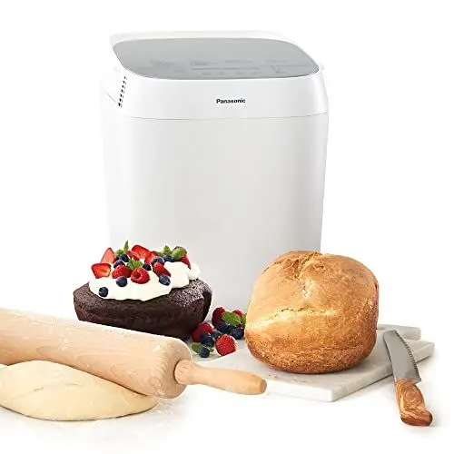 Produktbild: Panasonic Croustina Brotbackautomat SD-ZP2000 für Krustenbrot (18 Programme, Brotmaschine, glutenfrei, knuspriges Brot, Vollkorn-Krustenbrot), weiß