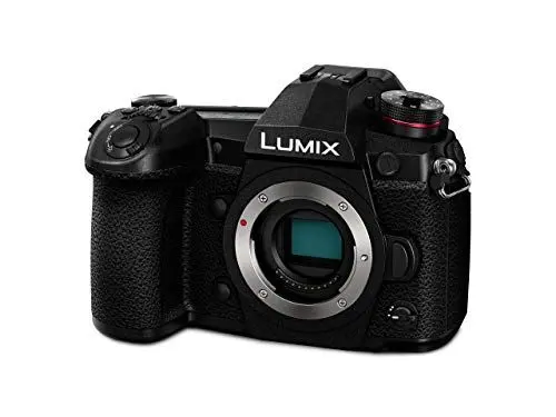Produktbild: Panasonic DC-G9EG-K Lumix G Systemkamera (20 MP, 4K/6K, Dual I.S., OLED-Sucher, WiFi, Staub und Spritzwasserschutz, schwarz)