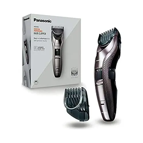 Produktbild: Panasonic ER-GC63-H503 Elektrischer Präzisionstrimmer für Bart, Haare und Körper, 39 Einstellungen, mit oder ohne Kabel, einfache Reinigung, Edelstahl, Schwarz