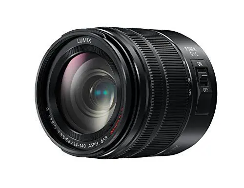 Produktbild: Panasonic H-FS14140EKA LUMIX G Vario Super Zoom 14-140 mm F3.5-5.6 ASPH. Objektiv (28-280 mm KB, Power O.I.S. Bildstabiliator) schwarz