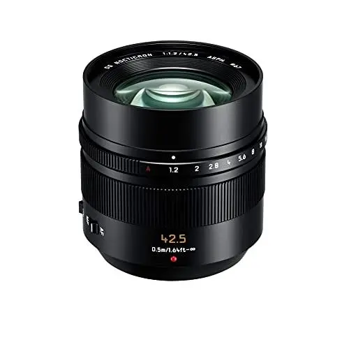 Produktbild: Panasonic H-NS043E LEICA DG NOCTICRON 42,5 mm/F1.2 ASPH. Objektiv, dualer Bildstabilisator Dual I.S., schwarz