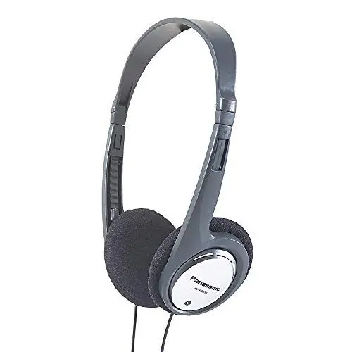 Produktbild: Panasonic HT030 Kabelgebundene ergonomische und faltbare Kopfhörer, Klarer Klang, Ideal für Sport und Reisen, 1,2 m Kabel, Silber