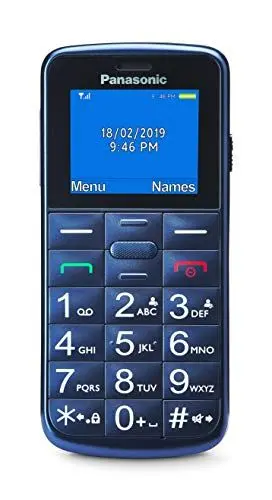 Produktbild: Panasonic KX-TU110EXC , unlocked, Seniorenhandy (Dual-SIM, Kamera, Taschenlampenfunktion, große Tasten, Hörgerätekompatibel, SOS-Funktion), Blau